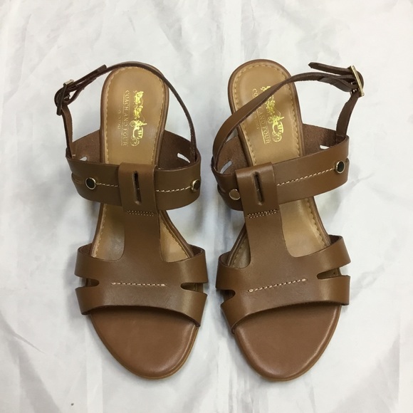 coach and four prato wedge sandal